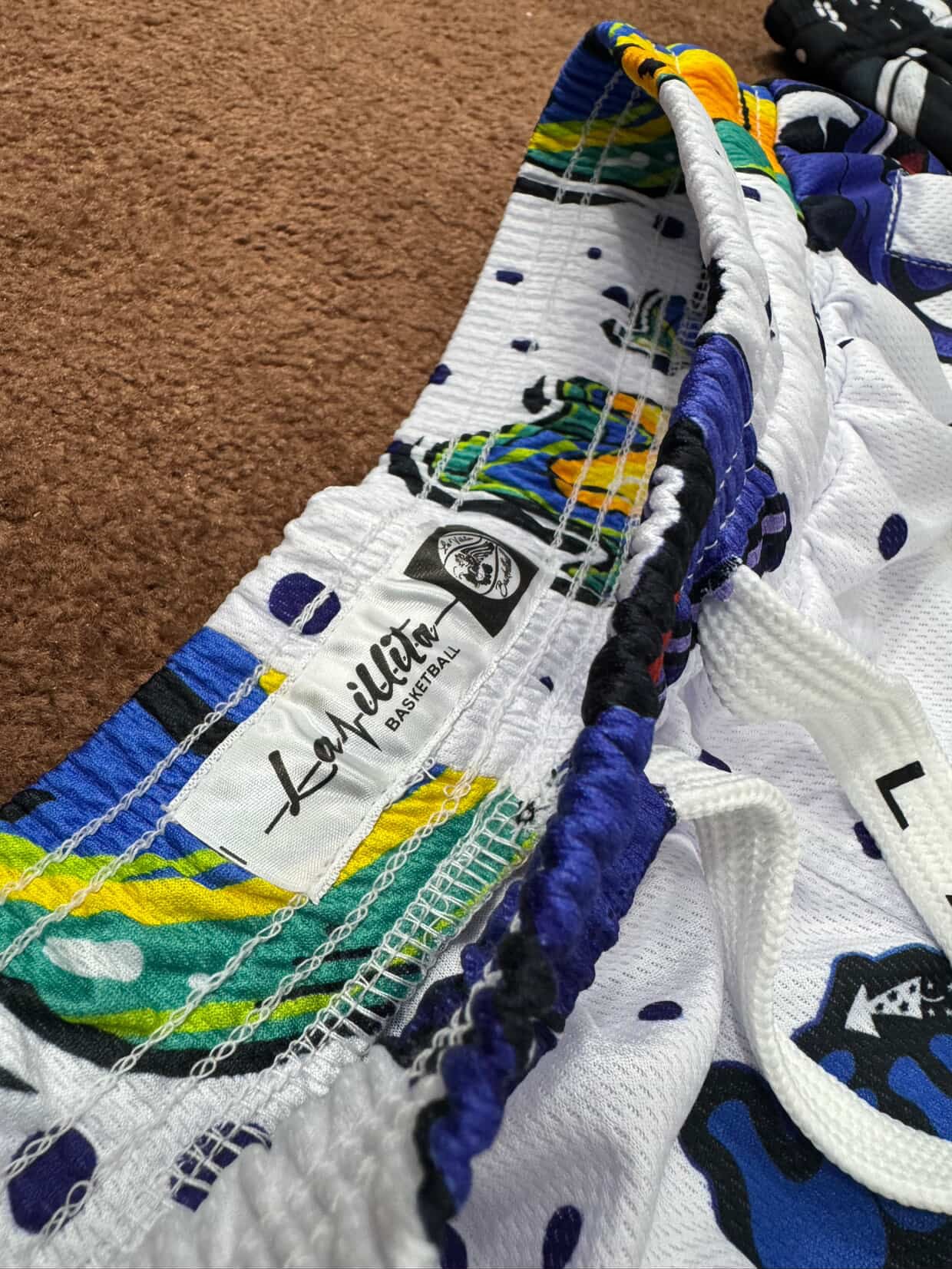 White Walking Bucket Shorts