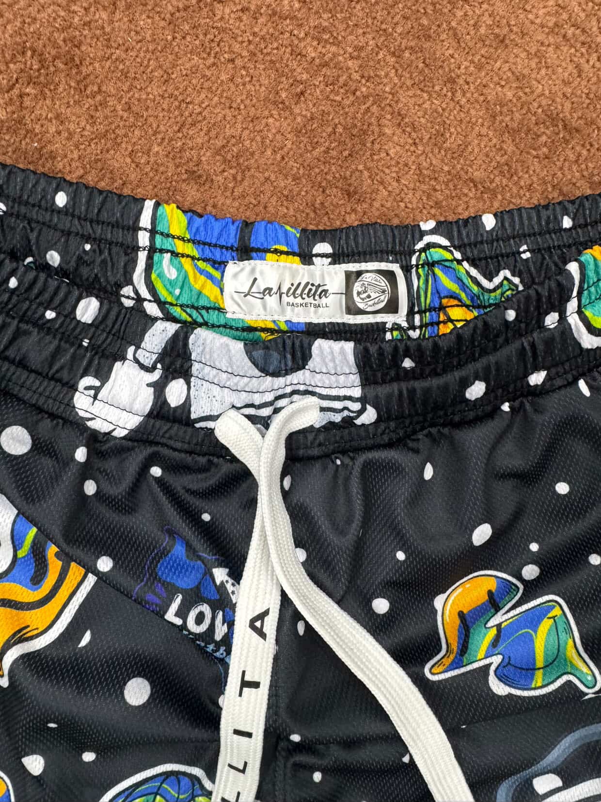 Black Walking Bucket Shorts