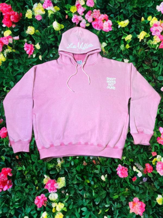 La Villita Basketball Pink Hoodie